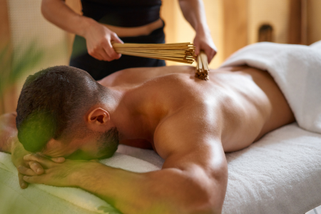 Gommage et massage du corps